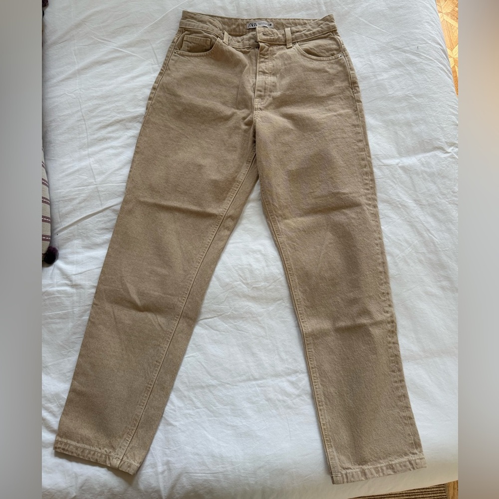 Zara tan jeans